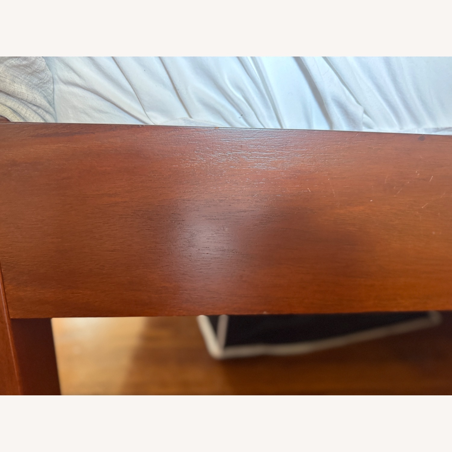 West Elm Dark Brown Wood Queen Bed - image-6