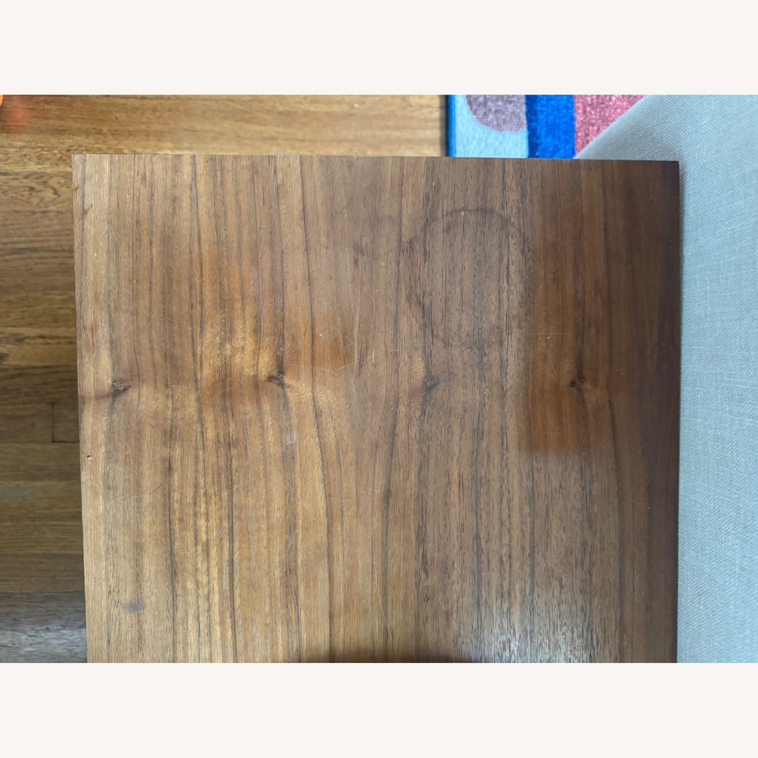 Mid Century Side Table with Magazine Display - image-5