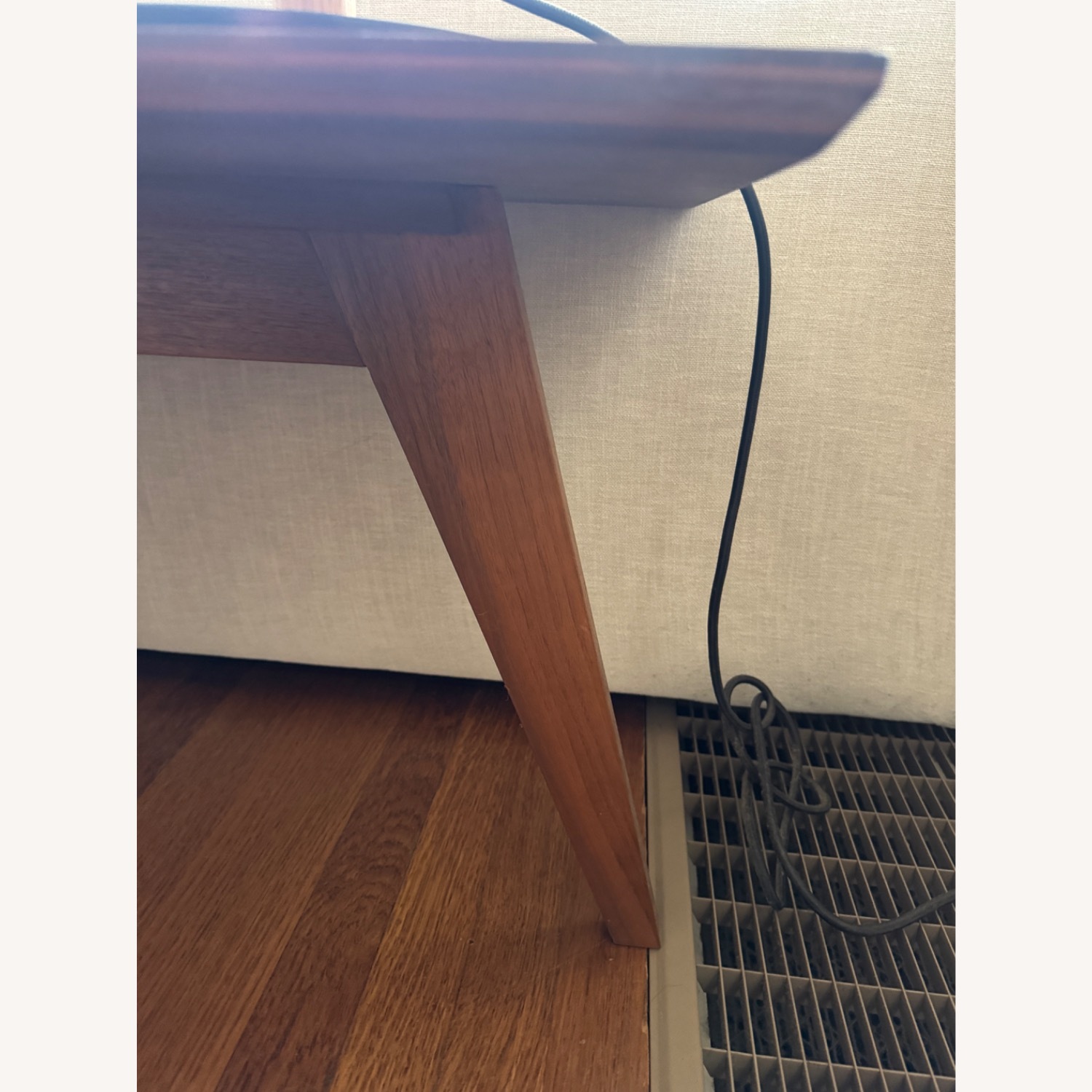 Mid Century Side Table with Magazine Display - image-4