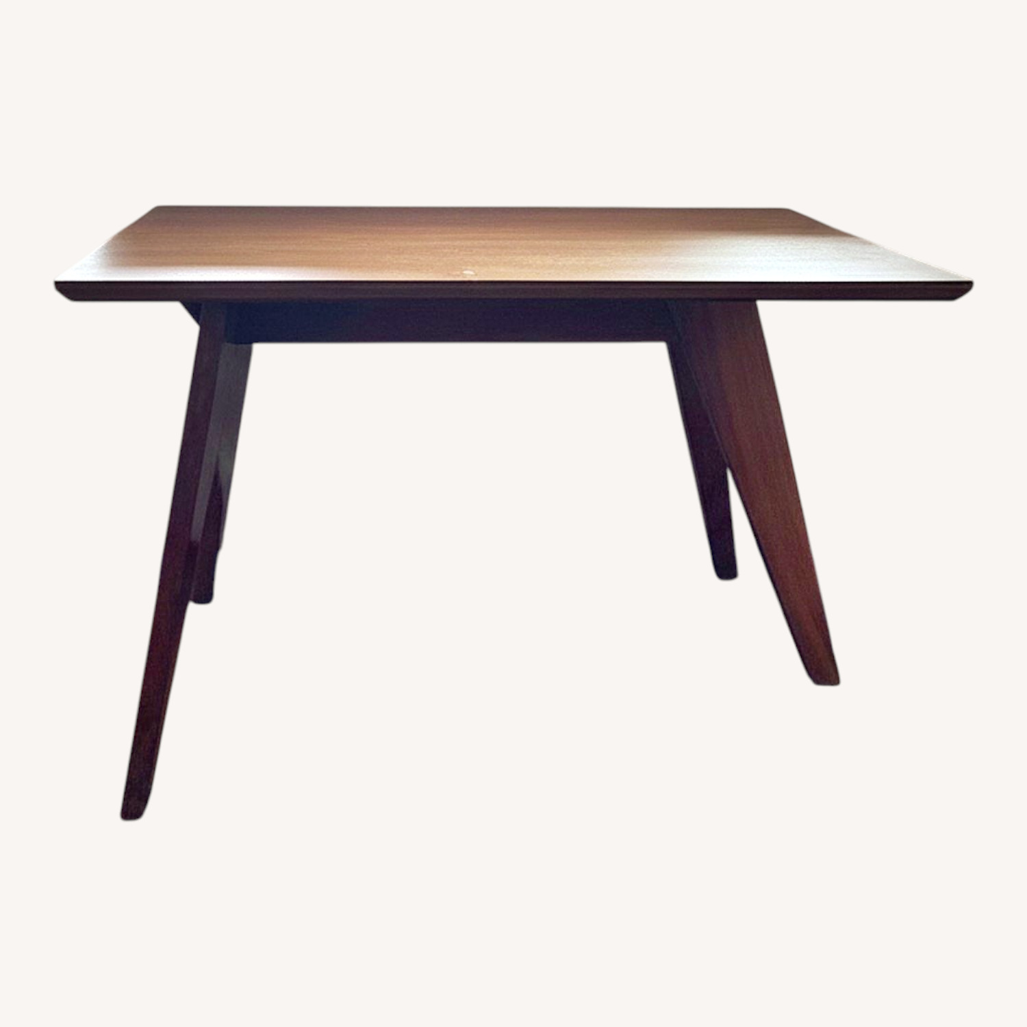 Mid Century Side Table with Magazine Display - image-0