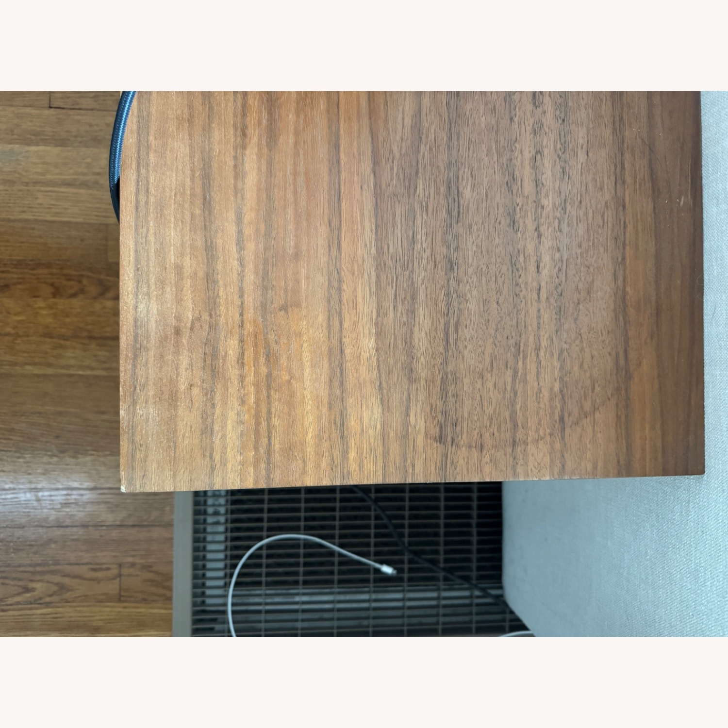 Mid Century Side Table with Magazine Display - image-6