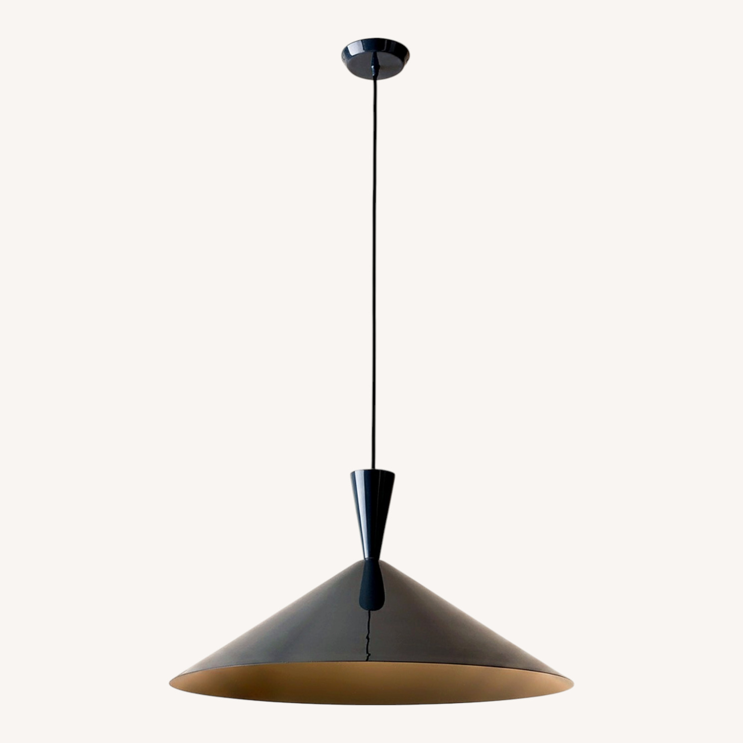 CB2 Exposior Black Pendant Light By Paul McCobb - image-0