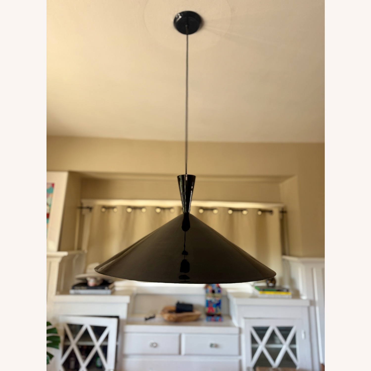 CB2 Exposior Black Pendant Light By Paul McCobb - image-2