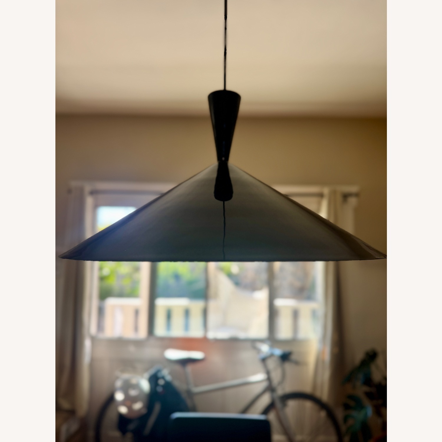 CB2 Exposior Black Pendant Light By Paul McCobb - image-3