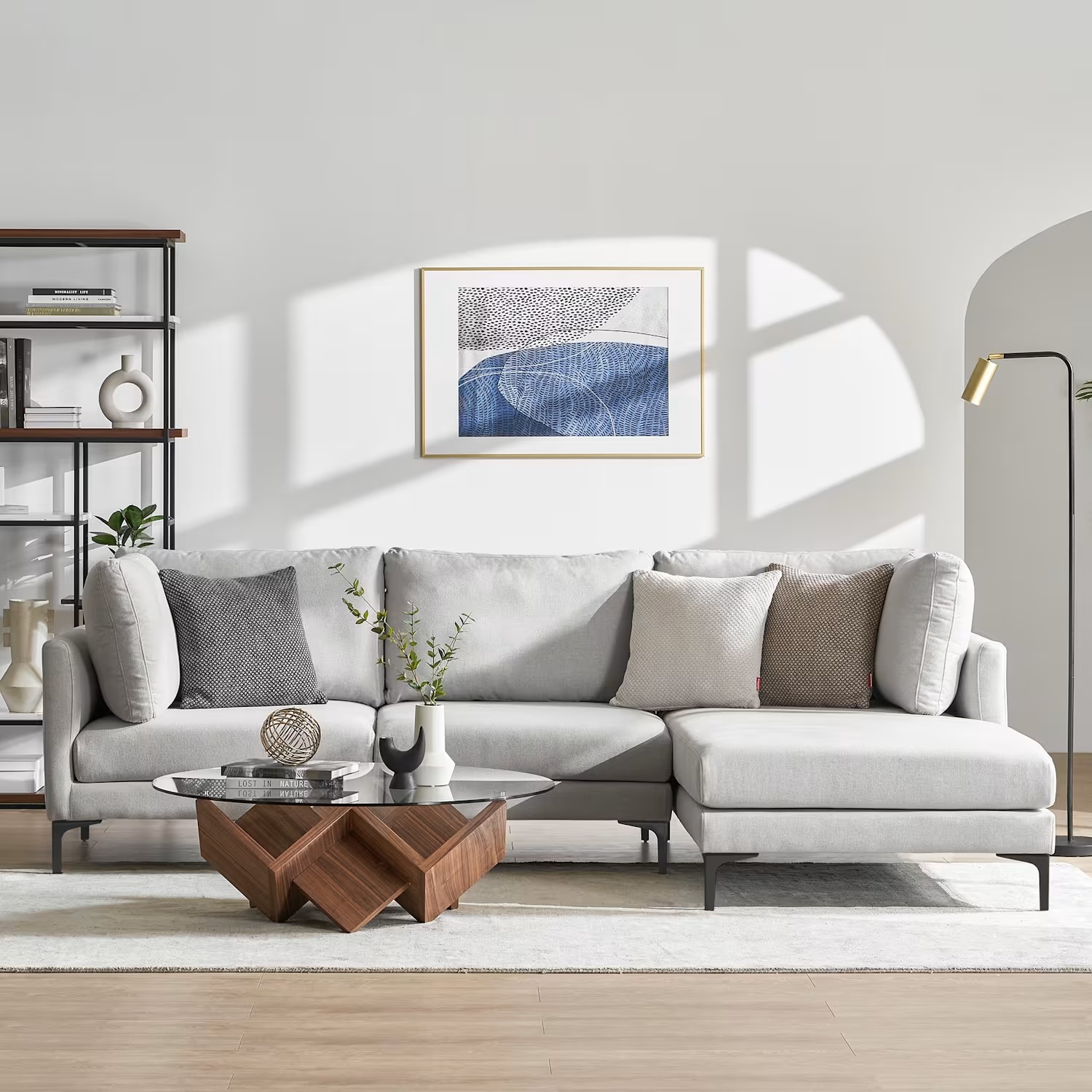 Castlery Adams Sectional Sofa – Pearl Beige - image-5