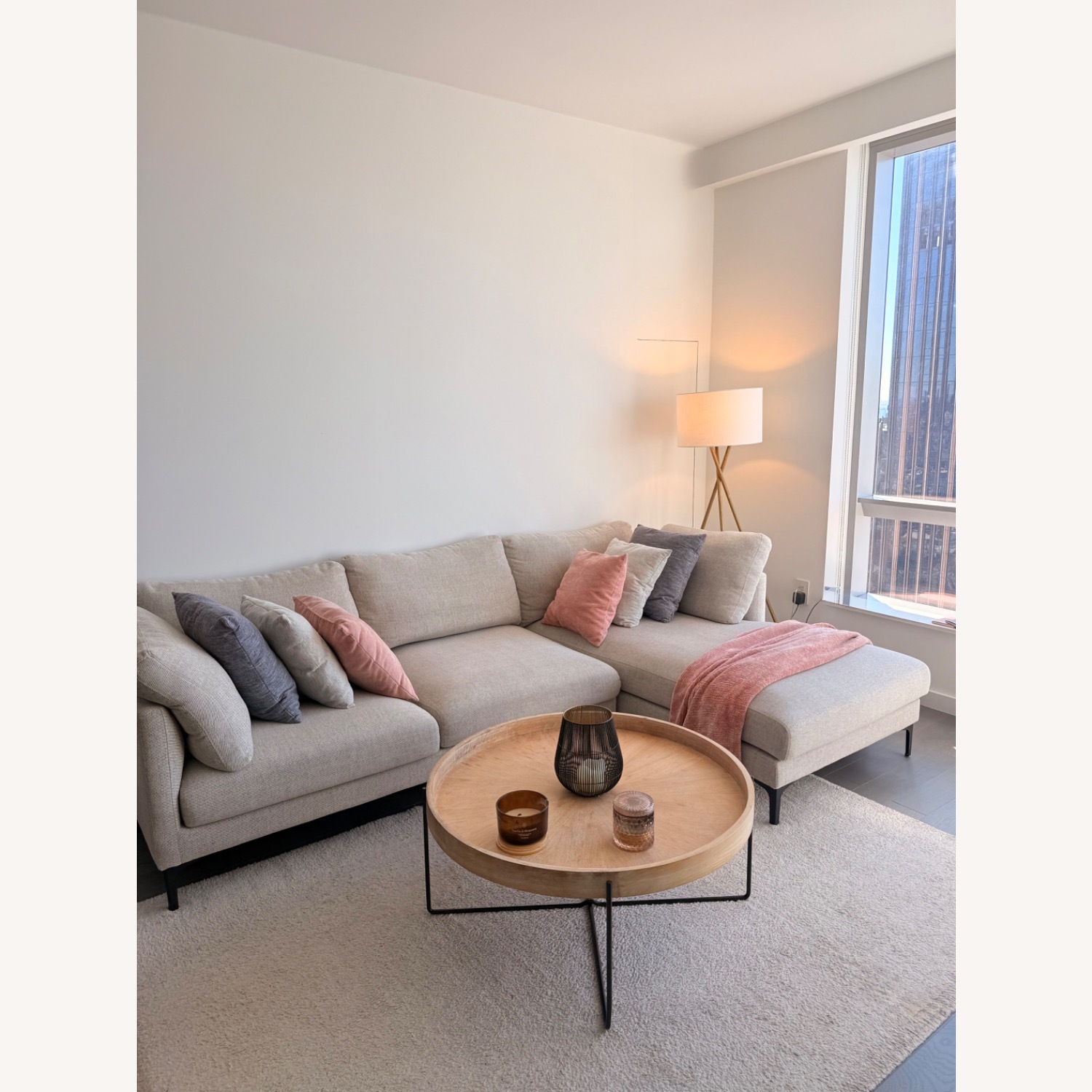 Castlery Adams Sectional Sofa – Pearl Beige - image-1