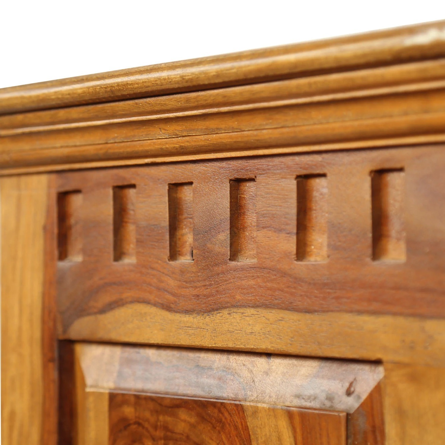 Farmhouse Furniture Natural Wood King Bed - image-5