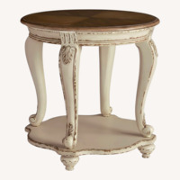 Ashley Furniture Realyn Natural Wood Side Table