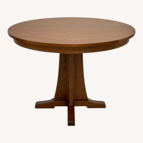 Used Solid Oak Dining Table for sale on AptDeco
