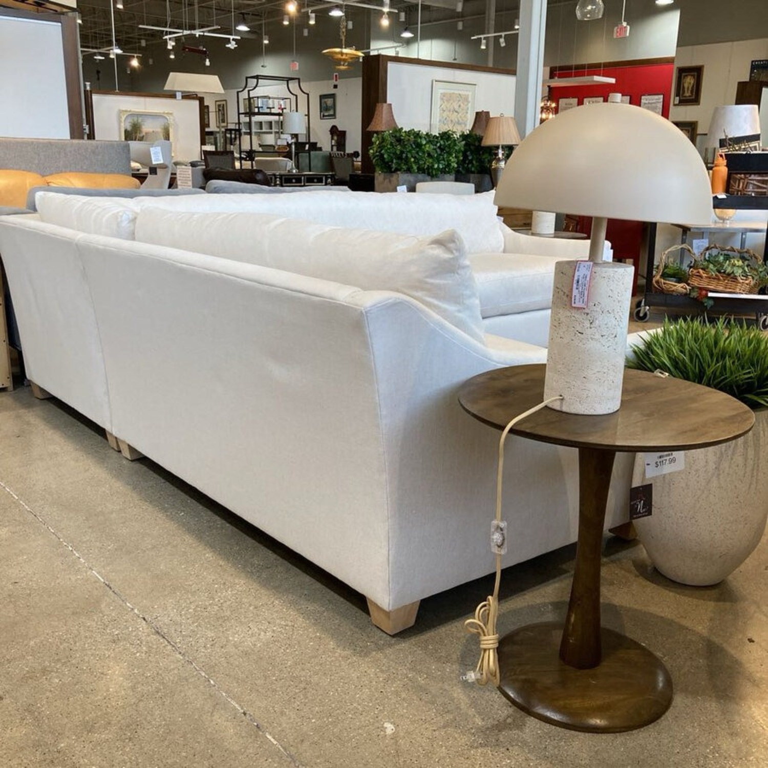 Contemporary Down Filled L-Shape Sectional - image-11