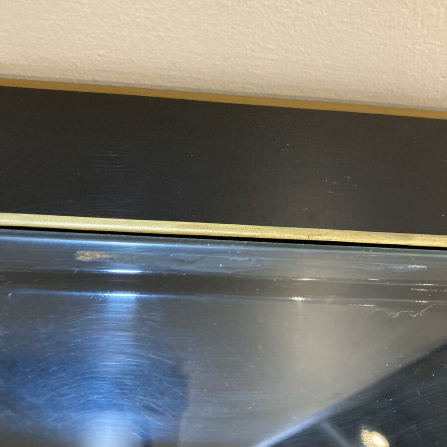 Oriental Lacquer Carved Inlay Buffet - image-9