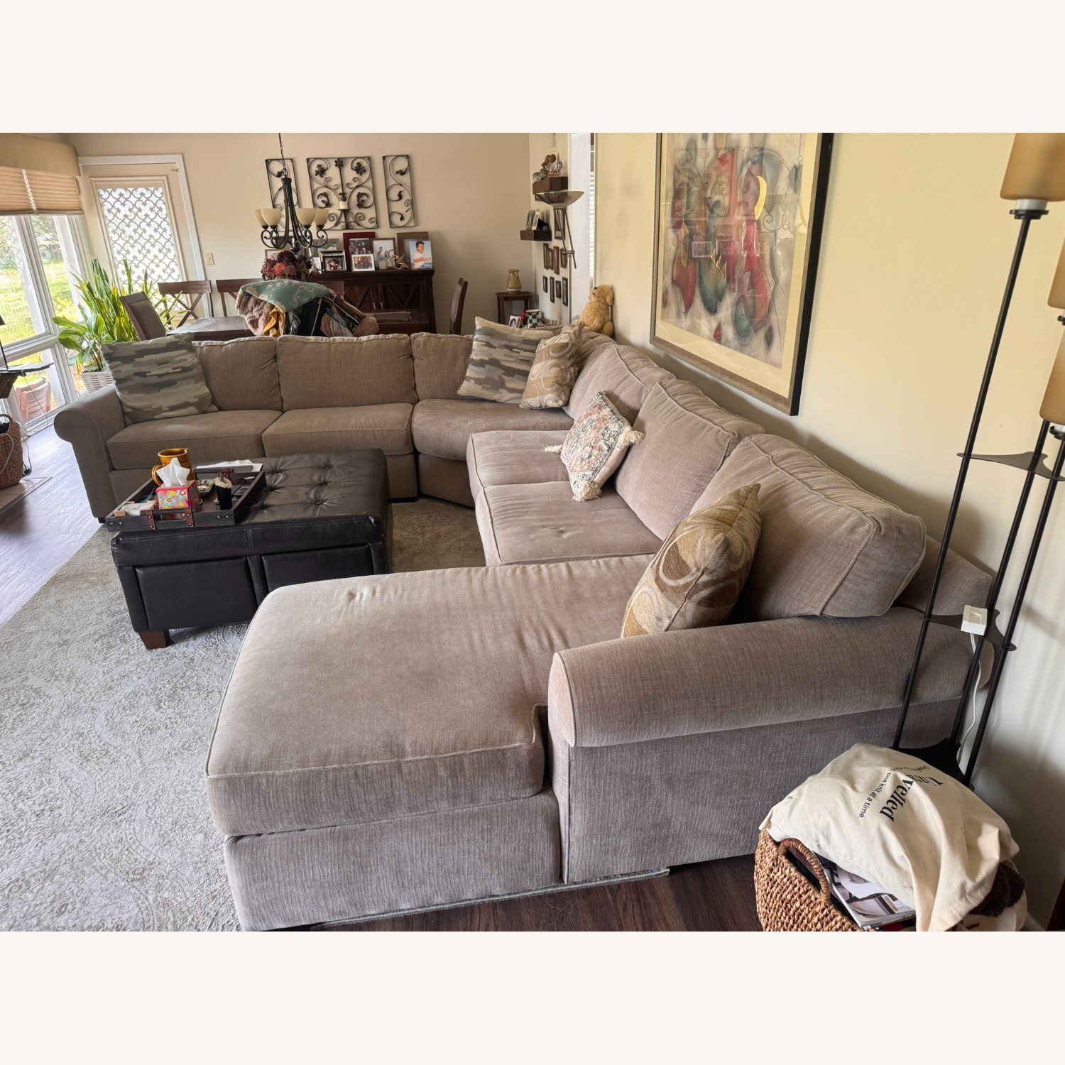 Raymour & Flanigan Artemis II Beige 3+ Piece Sectional - image-3
