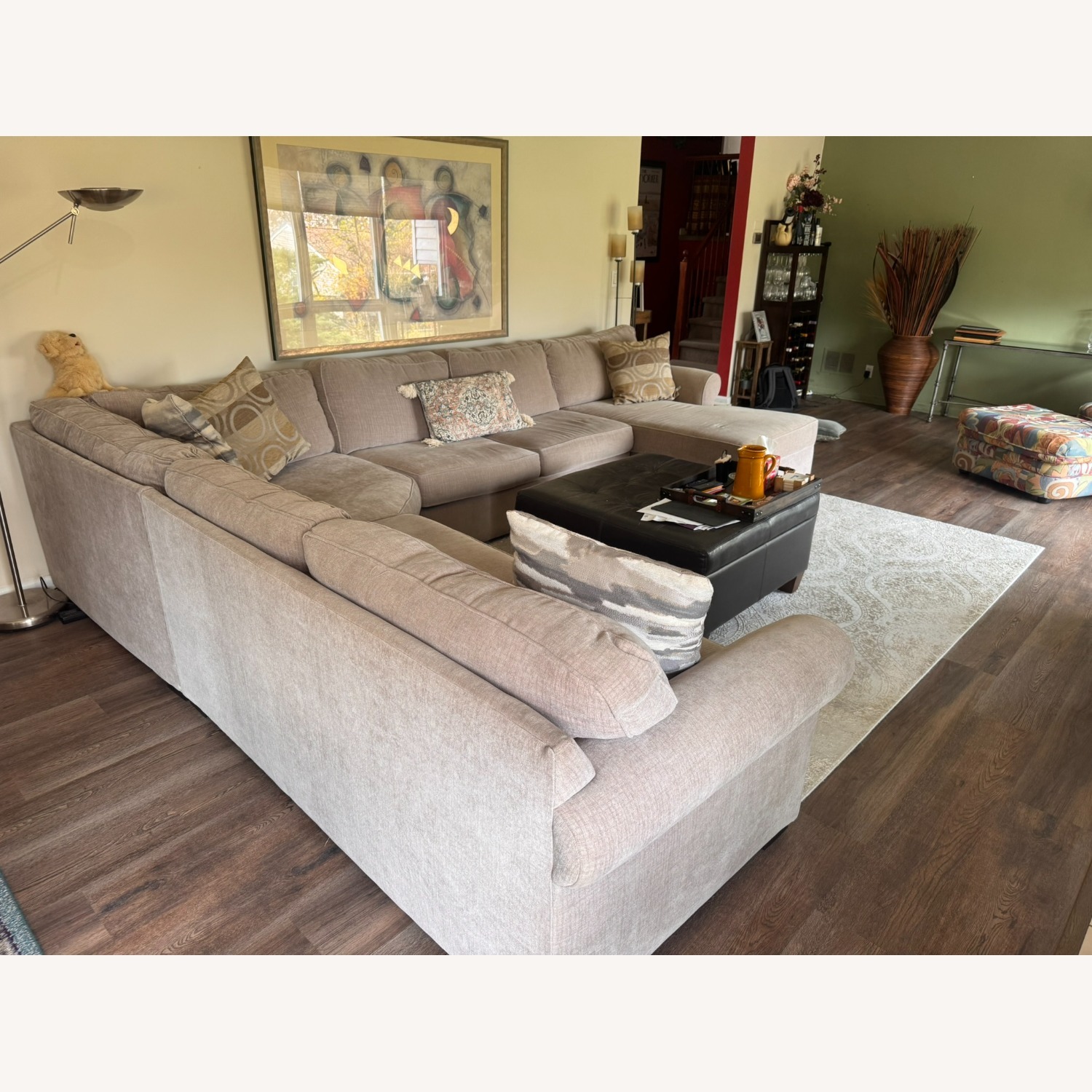 Raymour & Flanigan Artemis II Beige 3+ Piece Sectional - image-2