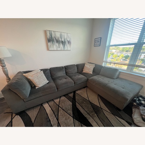 Used Modern Neutral Fabric Sofa for sale on AptDeco