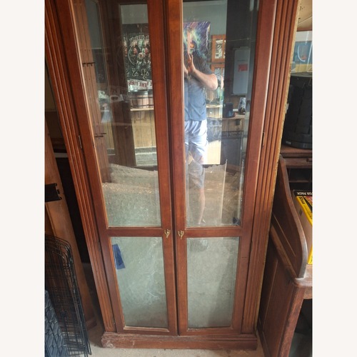 Used Antique Curio Cabinet for sale on AptDeco