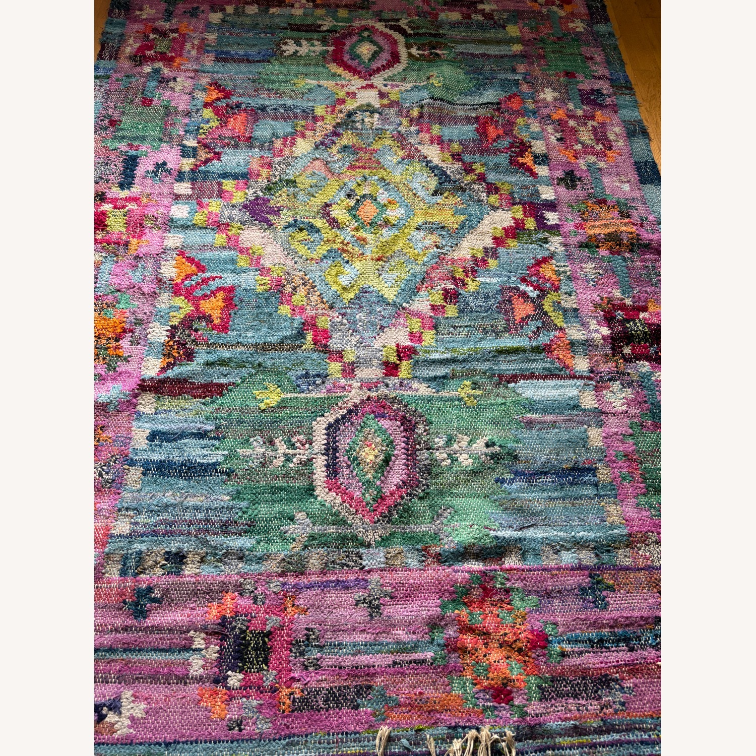 Cotton Area Rug 4' x 6' - image-2