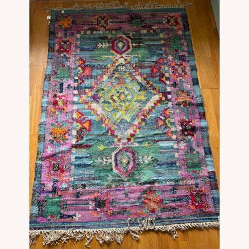 Used Cotton Area Rug 4' x 6' for sale on AptDeco