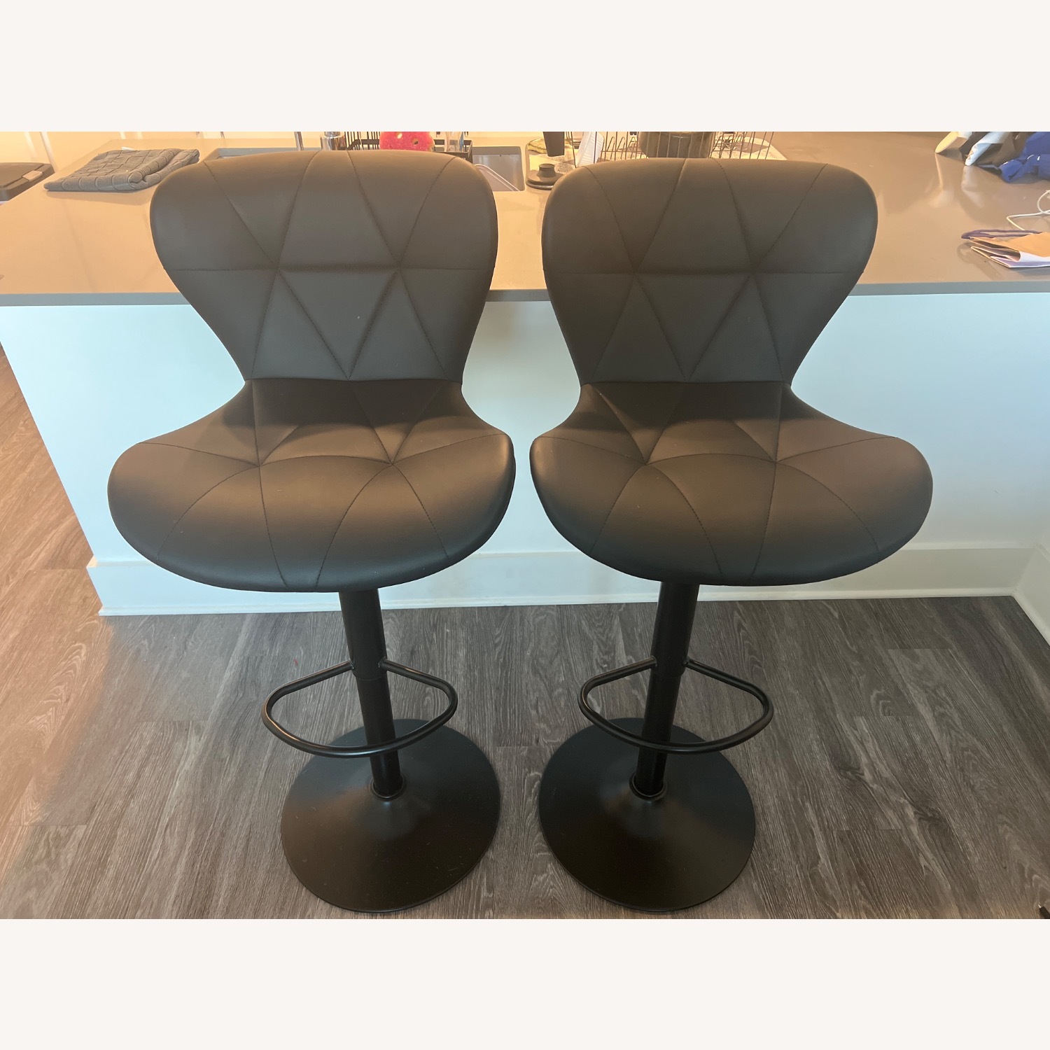 Nalupatio Modern Bar Stools Set of 2 - image-2
