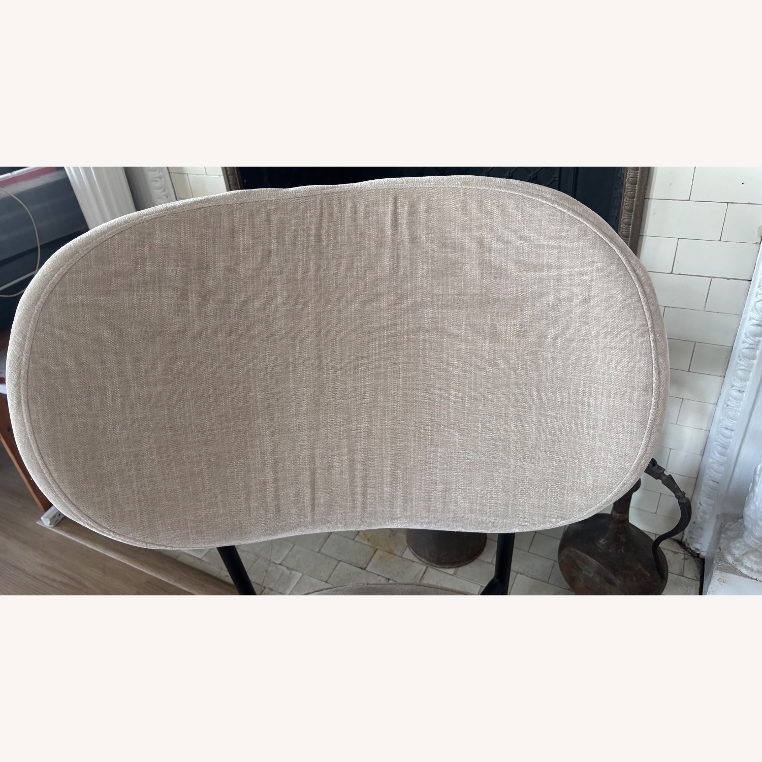 Light Gray Fabric Accent Chairs - image-8