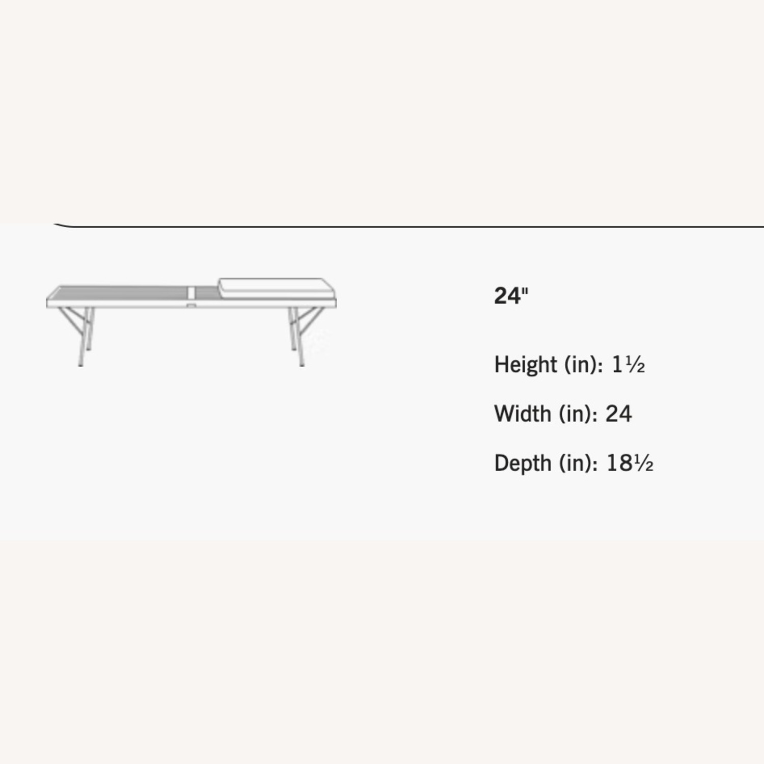 Pair of George Nelson Bench Cushions - image-2