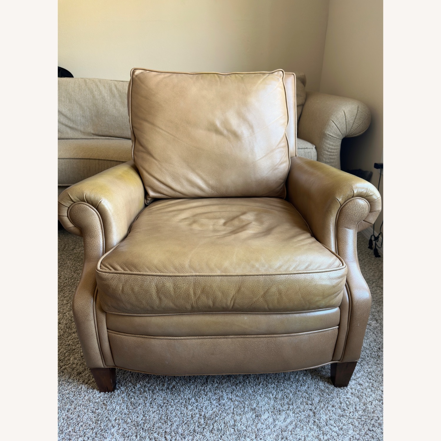Hancock & Moore Light Brown Leather Armchair - image-2