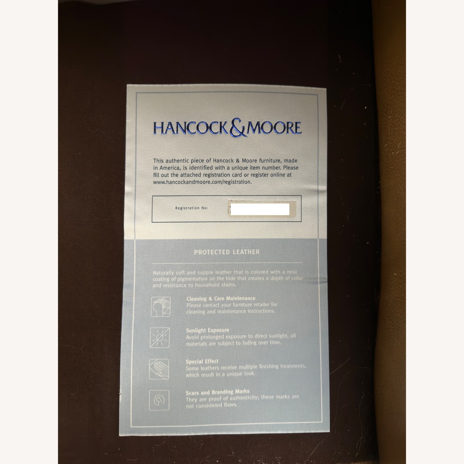 Hancock & Moore Light Brown Leather Armchair - image-4