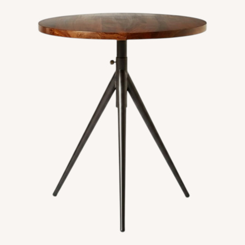 Used West Elm Round Adjustable BistroTable  for sale on AptDeco
