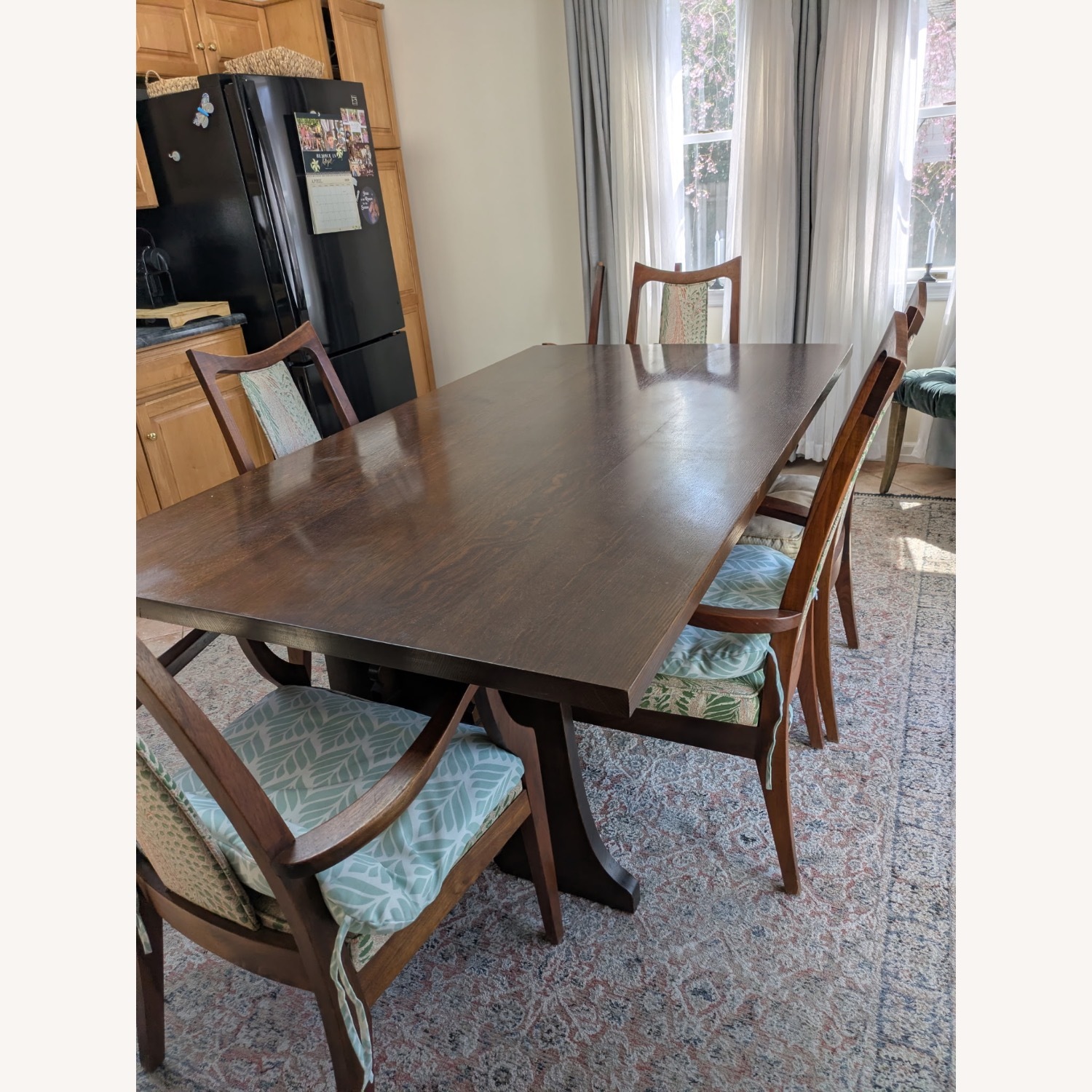 Stickley Audi & Co Dark Brown Wood Dining Table - image-1