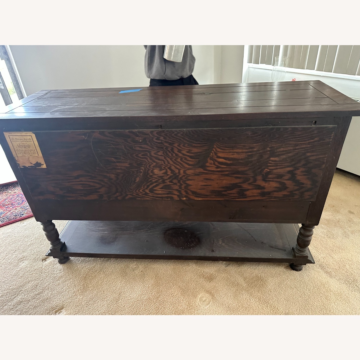 Dark Brown Dining Table - image-7