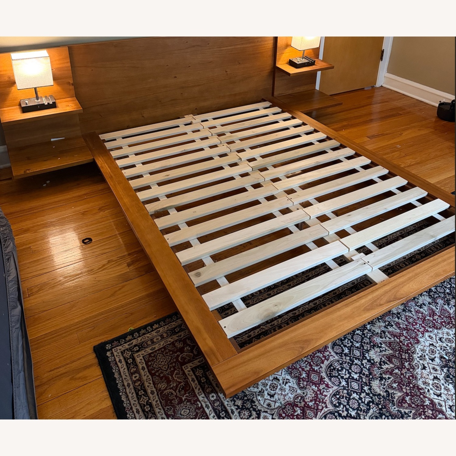 CB2 Andes Acadia Wood Platform Bed - image-2