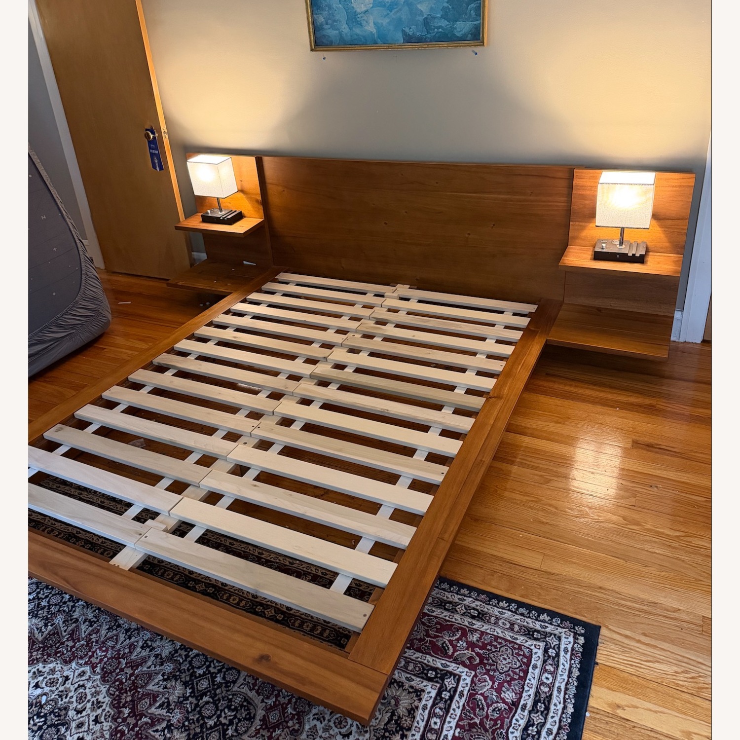 CB2 Andes Acadia Wood Platform Bed - image-3