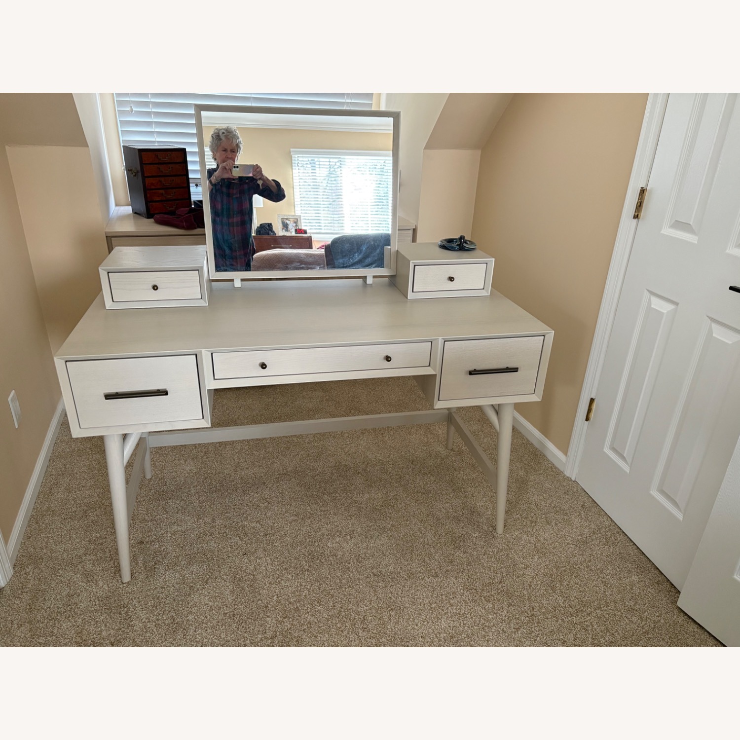 west elm x pbt Mid-Century Storage Vanity Desk (52") - image-6