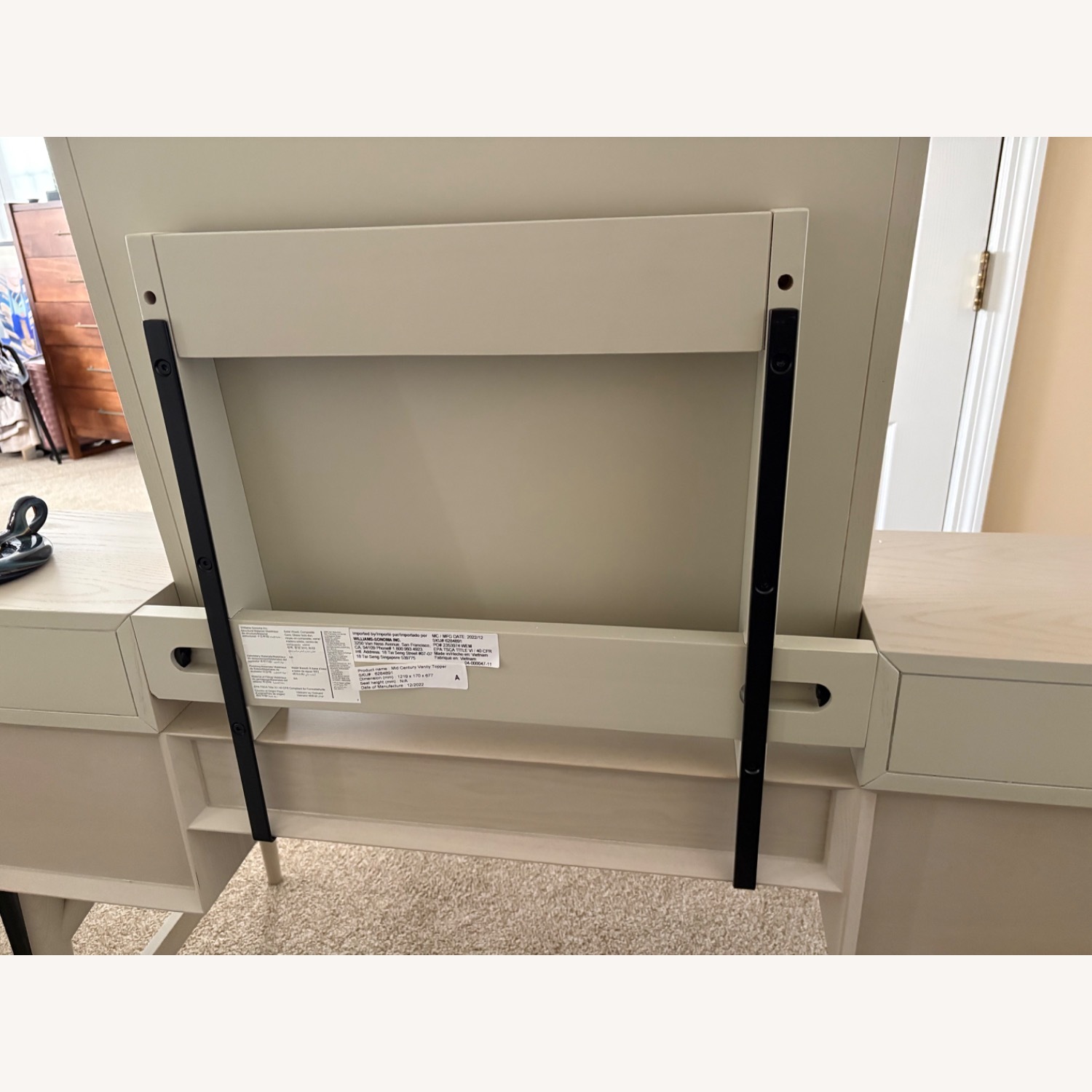 west elm x pbt Mid-Century Storage Vanity Desk (52") - image-3