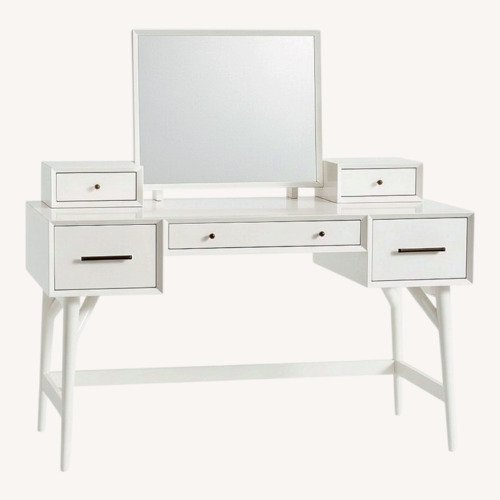 Used west elm x pbt Mid-Century Storage Vanity Desk (52") for sale on AptDeco