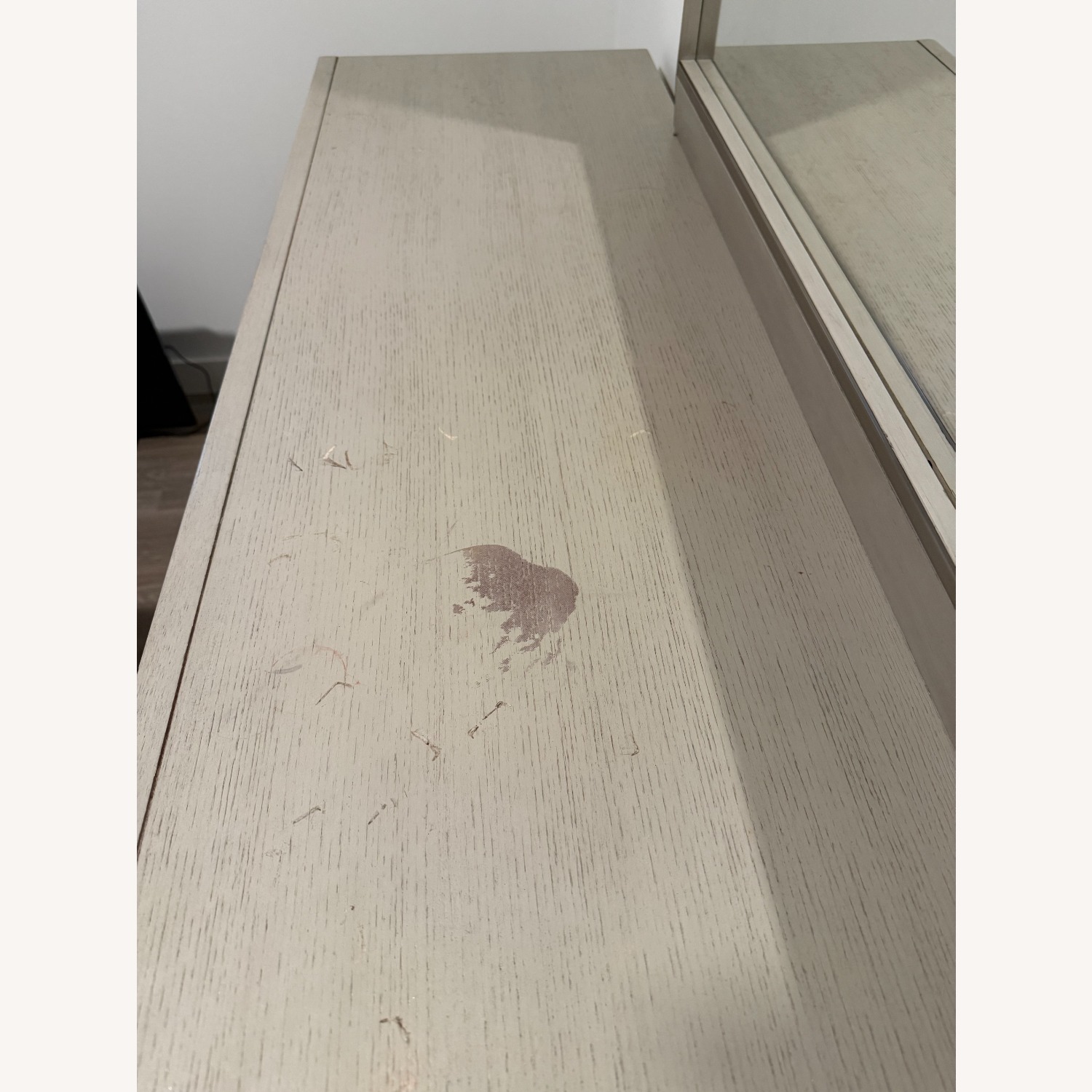 Alara Light Grey Wood Dresser with Mirror - image-2