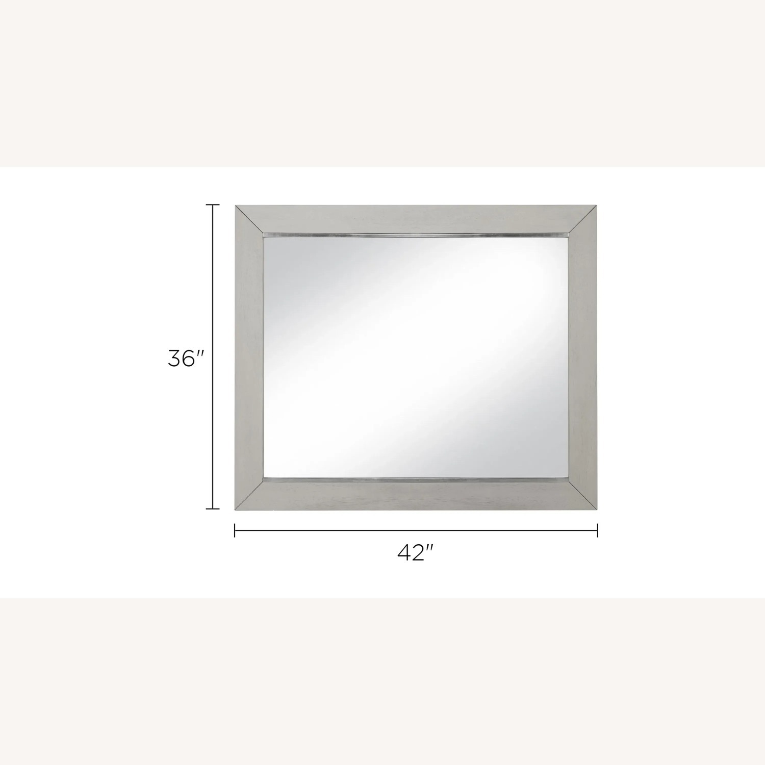 Alara Light Grey Wood Dresser with Mirror - image-3