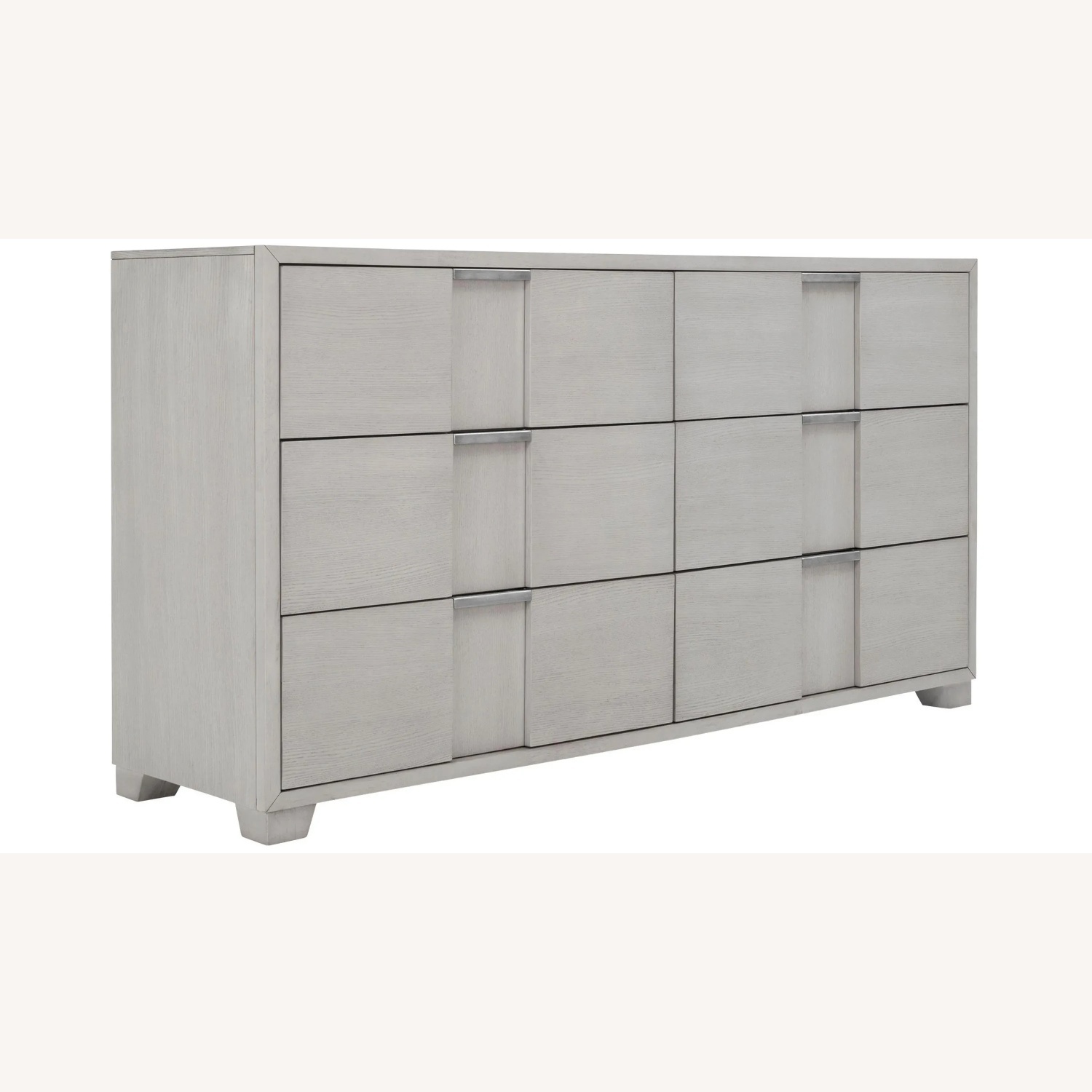 Alara Light Grey Wood Dresser with Mirror - image-5