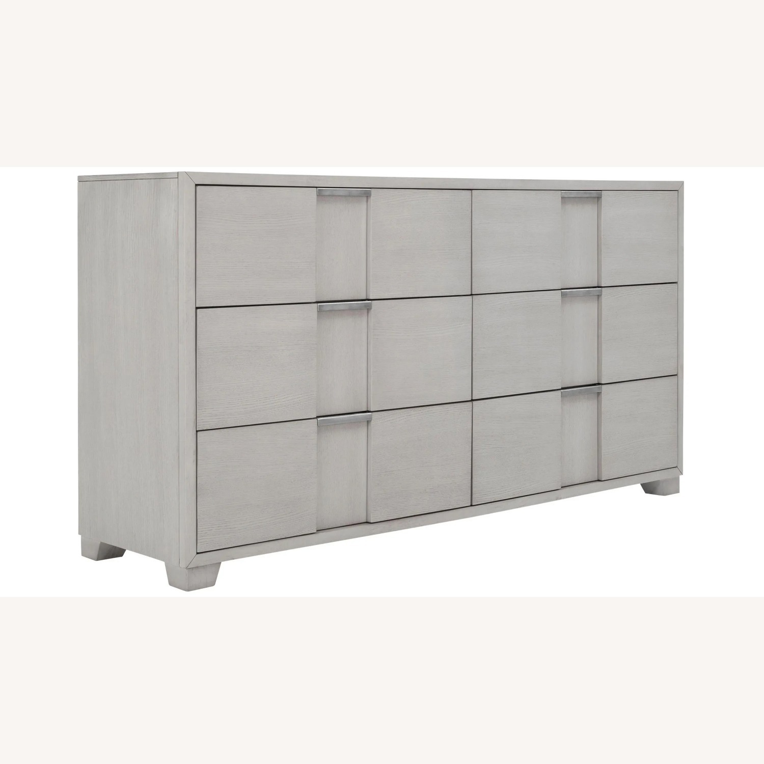 Alara Light Grey Wood Dresser with Mirror - image-4
