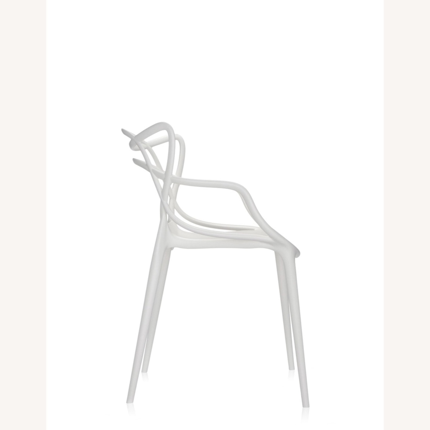 Kartell Masters White Dining Chairs - image-3