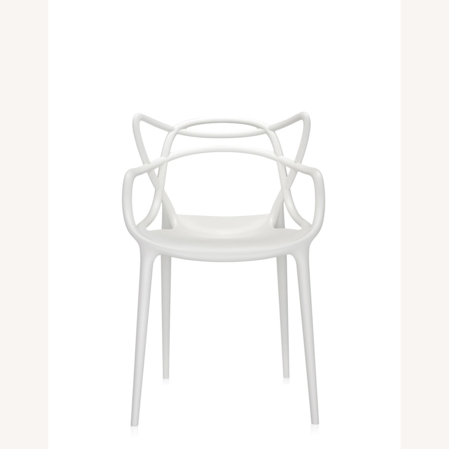 Kartell Masters White Dining Chairs - image-1