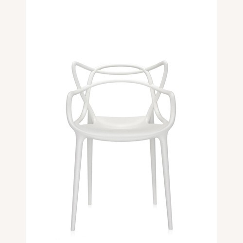 Used Kartell Masters White Dining Chairs for sale on AptDeco