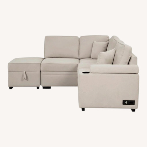 Used Natural Fabric Sleeper Sofa for sale on AptDeco