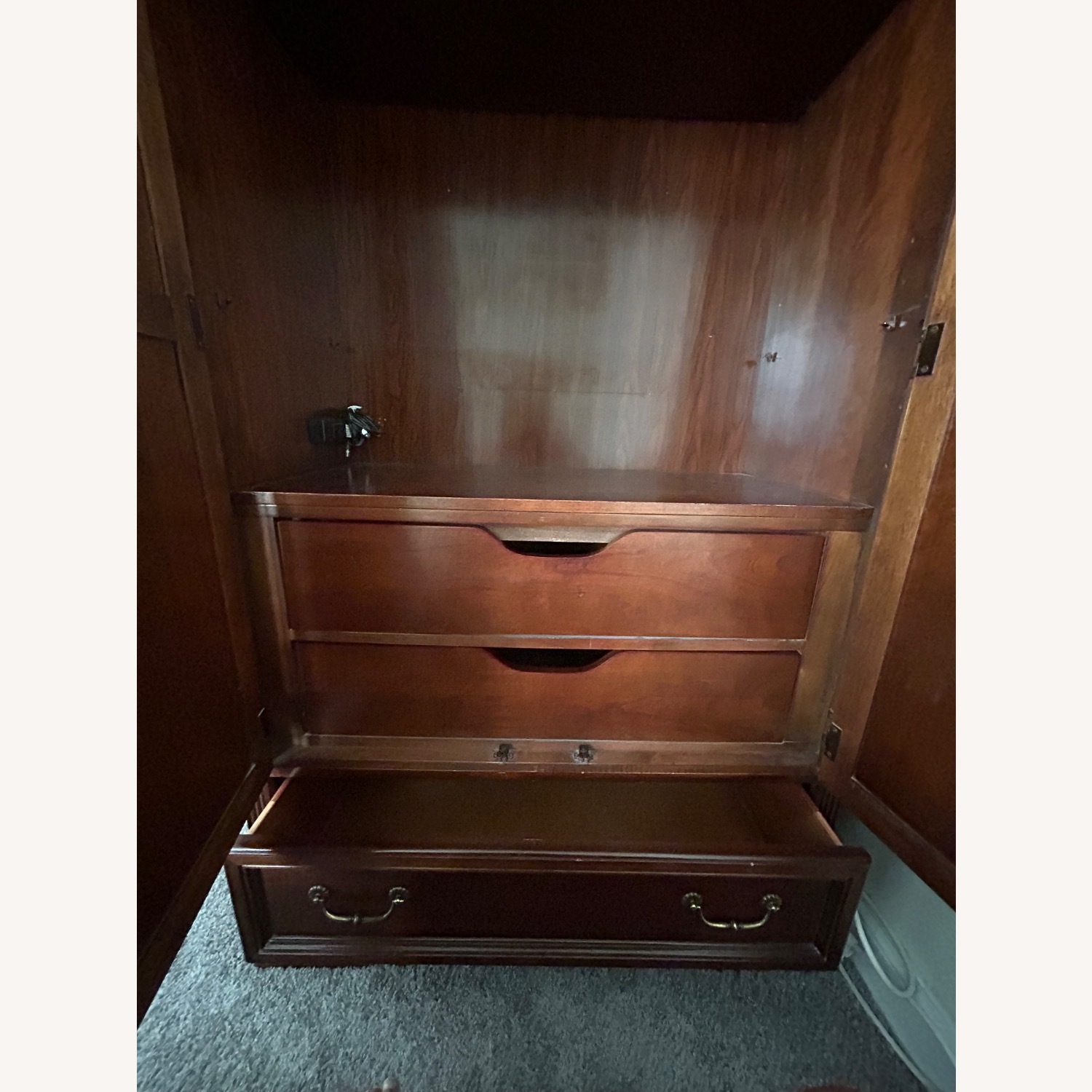 Lexington Cherrywood Armoire/TV/Stereo Cabinet - image-4