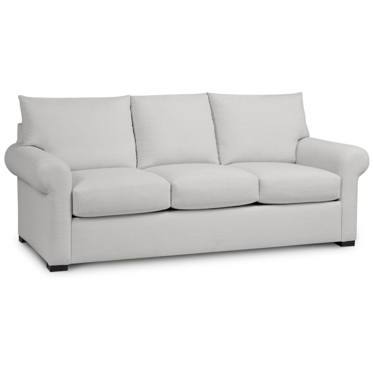 Bassett Hanover Light Gray Fabric 3+ Seater Sofa - image-17