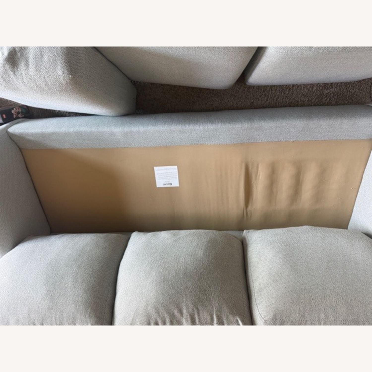 Bassett Hanover Light Gray Fabric 3+ Seater Sofa - image-11