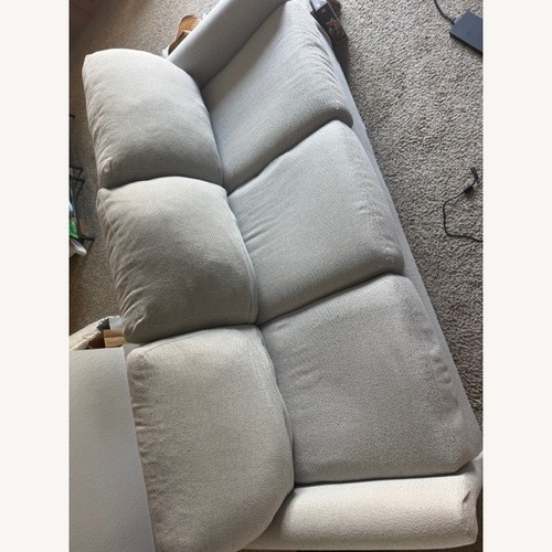 Used Bassett Hanover Light Gray Fabric 3+ Seater Sofa for sale on AptDeco