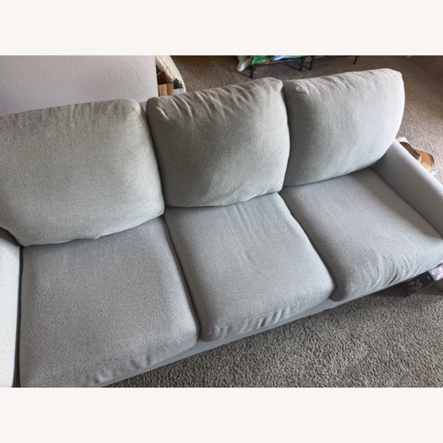 Bassett Hanover Light Gray Fabric 3+ Seater Sofa - image-10