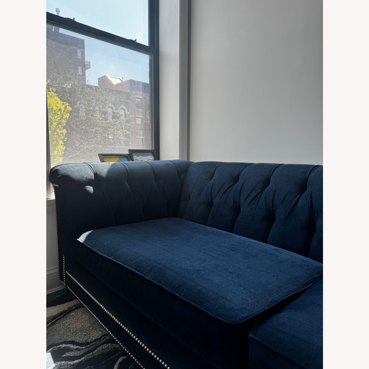 Mitchell Gold + Bob Williams Addison Blue 3+ Seater Sofa - image-2