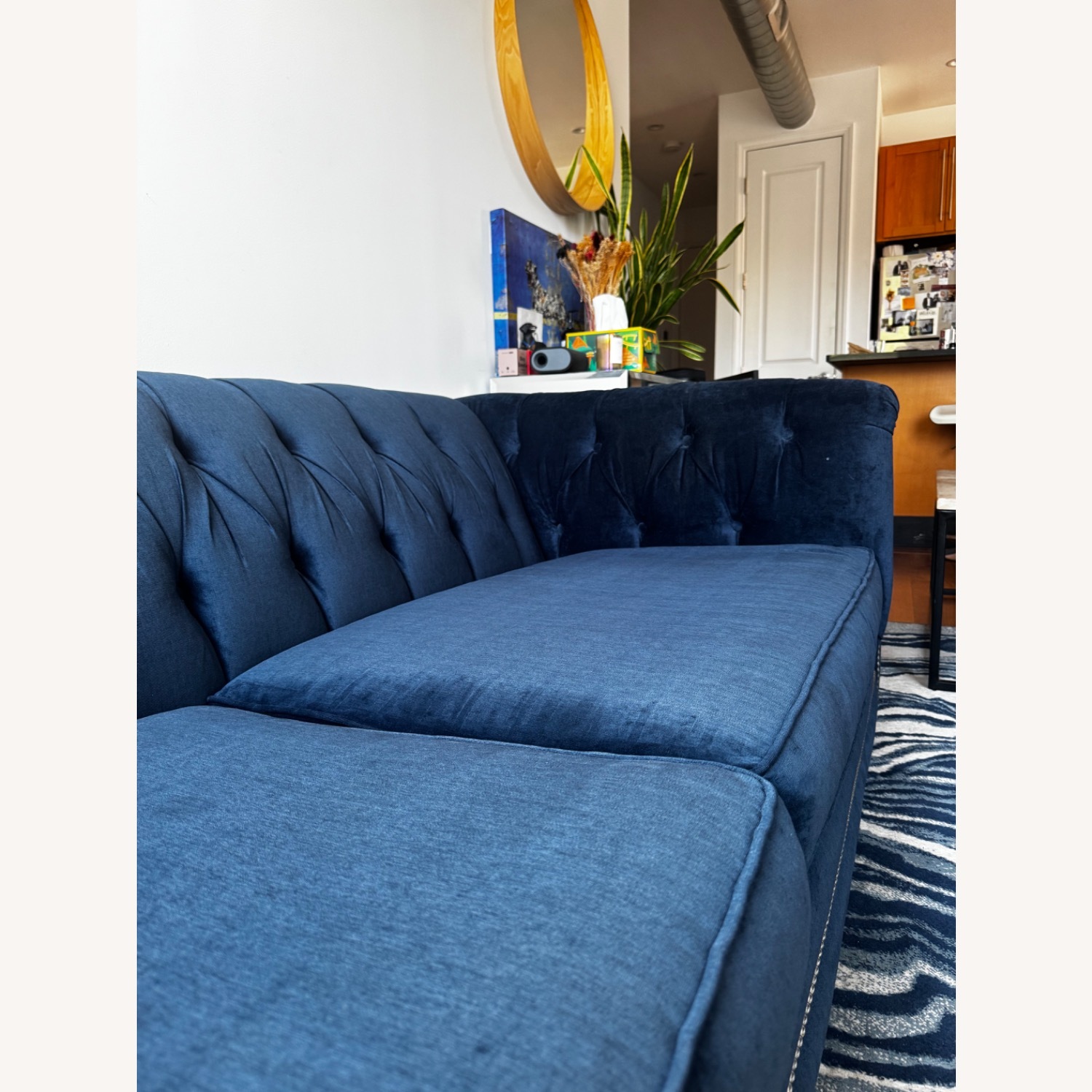 Mitchell Gold + Bob Williams Addison Blue 3+ Seater Sofa - image-3