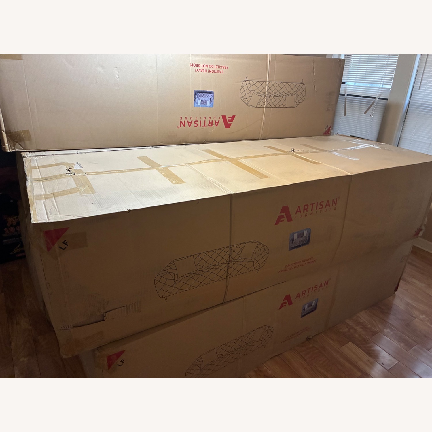 Artisan Home Furniture Light Gray 3+ Seater Sofa - image-1